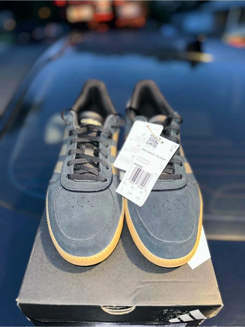 Adidas Breaknet Sleek Black/Gold/Gum Women’s Low Top Lace Up